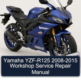 Yamaha YZF-R125 2008-2015 Workshop Service Repair Manual