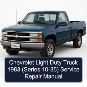 Chevrolet Light Duty Truck 1983 (Series 10-35) Service Repair Manual