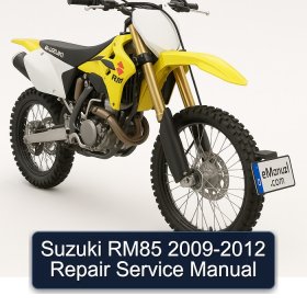 Suzuki RM85 2009-2012 Repair Service Manual