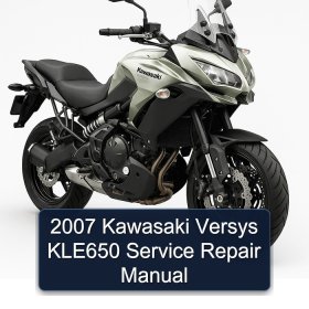 2007 Kawasaki Versys KLE650 Service Repair Manual