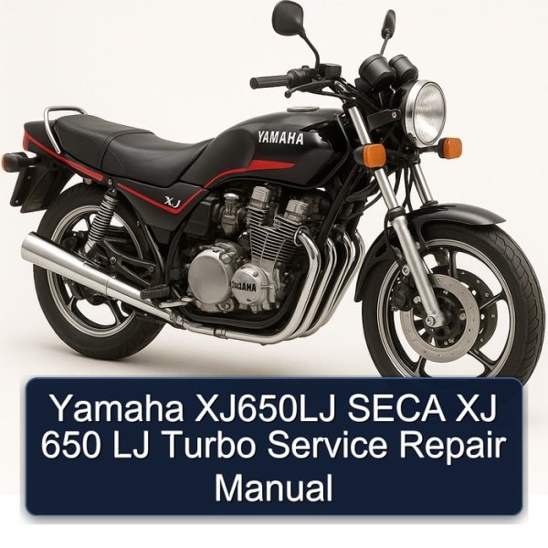 Yamaha XJ650LJ SECA XJ 650 LJ Turbo Service Repair Manual