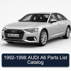 1992-1998 AUDI A6 Parts List Catalog