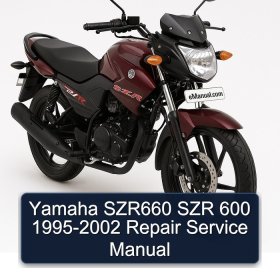 Yamaha SZR660 SZR 600 1995-2002 Repair Service Manual