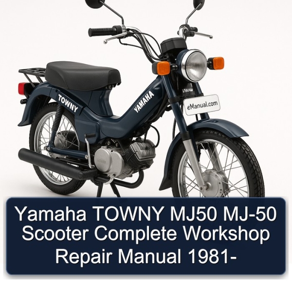 Yamaha TOWNY MJ50 MJ-50 Scooter Complete Workshop Repair Manual 1981-