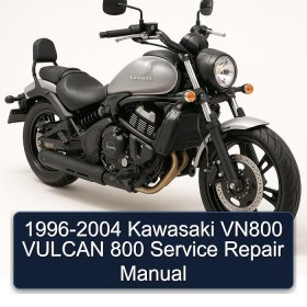 1996-2004 Kawasaki VN800 VULCAN 800 Service Repair Manual
