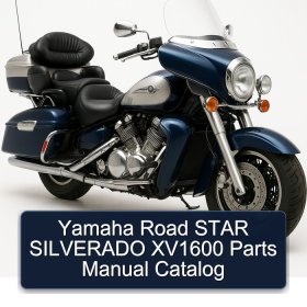 Yamaha Road STAR SILVERADO XV1600 Parts Manual Catalog