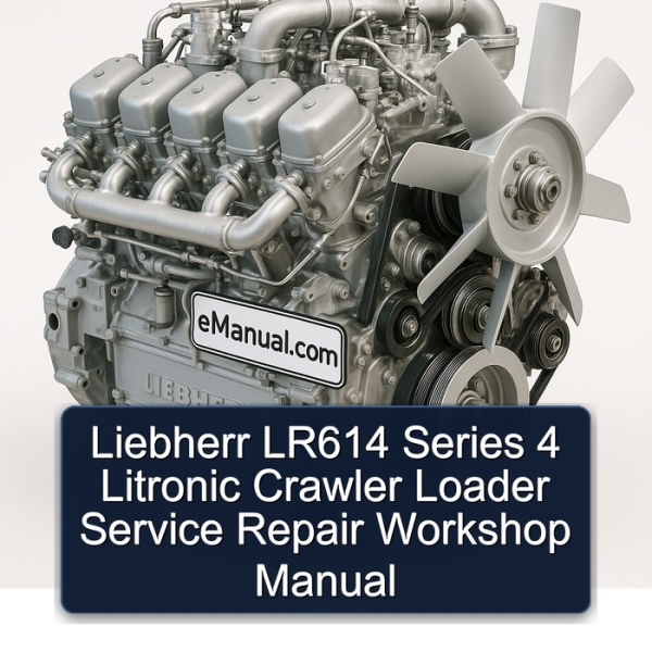 Liebherr LR614 Series 4 Litronic Crawler Loader Service Repair Workshop Manual