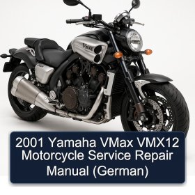 2001 Yamaha VMax VMX12 Motorcycle Service Repair Manual (German)
