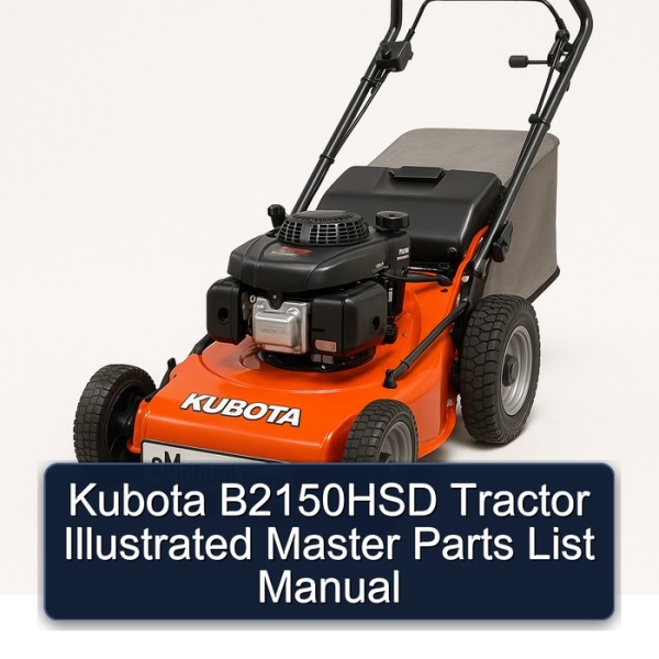 Kubota B2150HSD Tractor Illustrated Master Parts List Manual