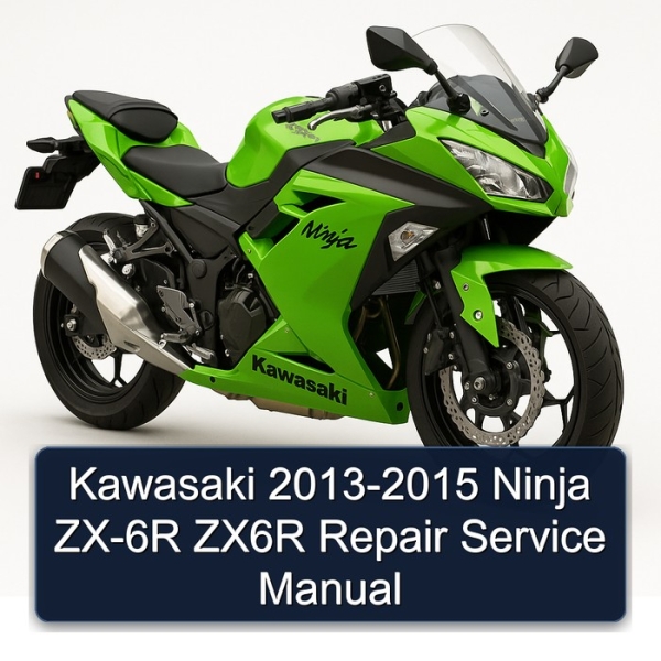 Kawasaki 2013-2015 Ninja ZX-6R ZX6R Repair Service Manual