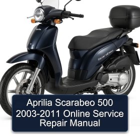 Aprilia Scarabeo 500 2003-2011 Online Service Repair Manual