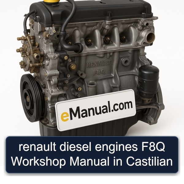 renault diesel engines F8Q Workshop Manual in Castilian