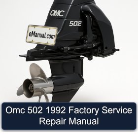 Omc 502 1992 Factory Service Repair Manual