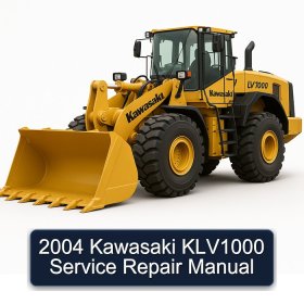 2004 Kawasaki KLV1000 Service Repair Manual