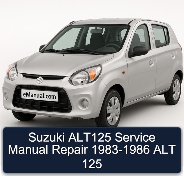 Suzuki ALT125 Service Manual Repair 1983-1986 ALT 125