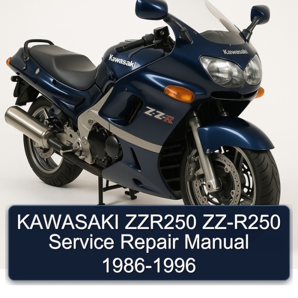 KAWASAKI ZZR250 ZZ-R250 Service Repair Manual 1986-1996