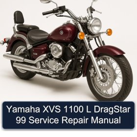 Yamaha XVS 1100 L DragStar 99 Service Repair Manual