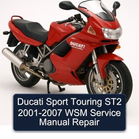 Ducati Sport Touring ST2 2001-2007 WSM Service Manual Repair