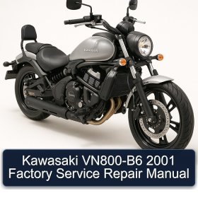 Kawasaki VN800-B6 2001 Factory Service Repair Manual