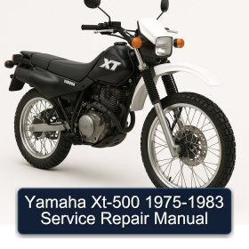 Yamaha Xt-500 1975-1983 Service Repair Manual
