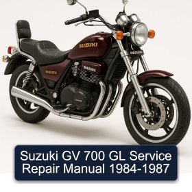 Suzuki GV 700 GL Service Repair Manual 1984-1987