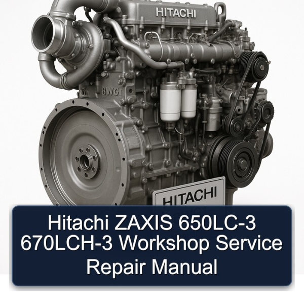 Hitachi ZAXIS 650LC-3 670LCH-3 Workshop Service Repair Manual