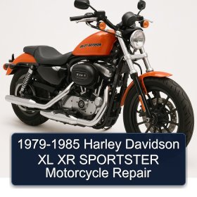 1979-1985 Harley Davidson XL XR SPORTSTER Motorcycle Repair