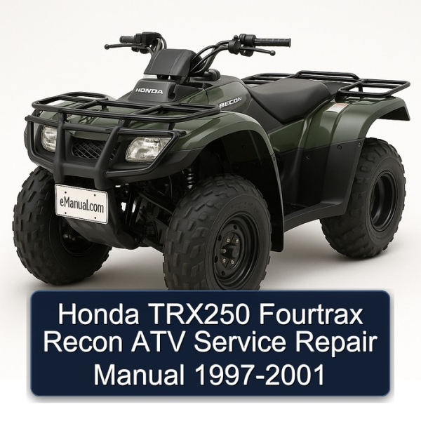 Honda TRX250 Fourtrax Recon ATV Service Repair Manual 1997-2001