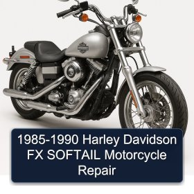 1985-1990 Harley Davidson FX SOFTAIL Motorcycle Repair