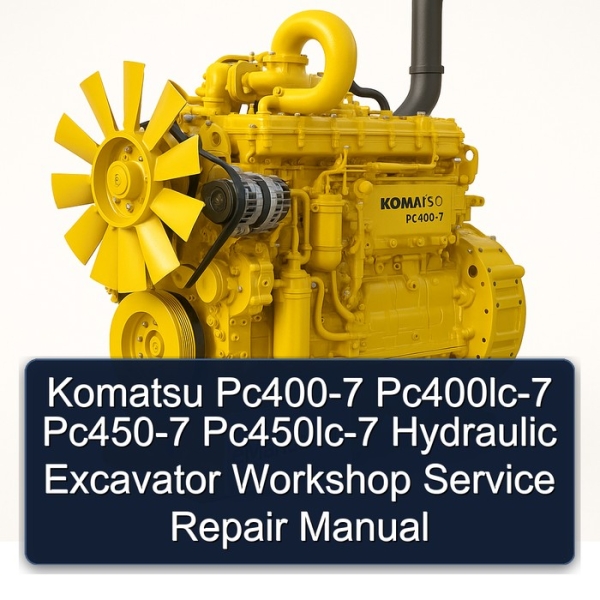 Komatsu Pc400-7 Pc400lc-7 Pc450-7 Pc450lc-7 Hydraulic Excavator Workshop Service Repair Manual
