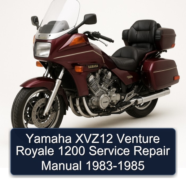 Yamaha XVZ12 Venture Royale 1200 Service Repair Manual 1983-1985