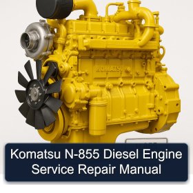Komatsu N-855 Diesel Engine Service Repair Manual
