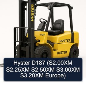 Hyster D187 (S2.00XM S2.25XM S2.50XM S3.00XM S3.20XM Europe)