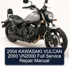 2004 KAWASAKI VULCAN 2000 VN2000 Full Service Repair Manual