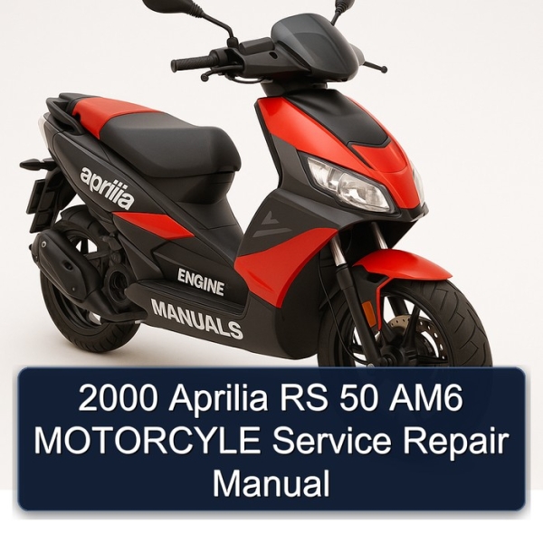 2000 Aprilia RS 50 AM6 MOTORCYLE Service Repair Manual