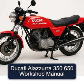 Ducati Alazzurra 350 650 Workshop Manual