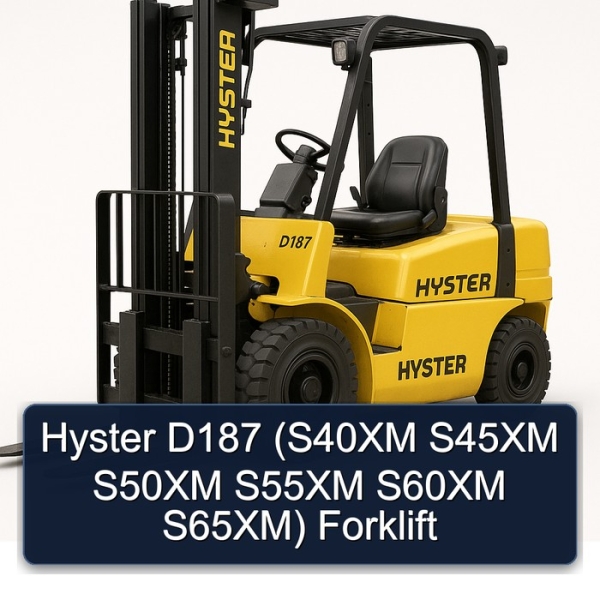 Hyster D187 (S40XM S45XM S50XM S55XM S60XM S65XM) Forklift