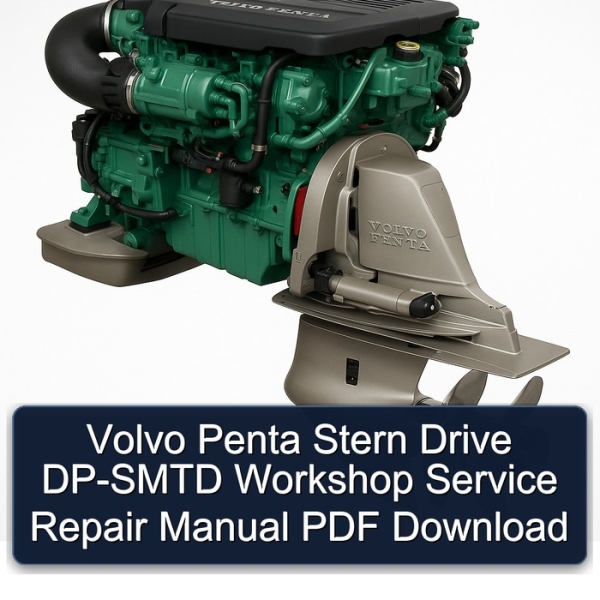 Volvo Penta Stern Drive DP-SMTD Workshop Service Repair Manual PDF Download