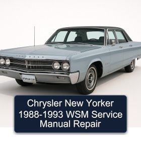 Chrysler New Yorker 1988-1993 WSM Service Manual Repair