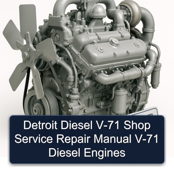 Detroit Diesel V-71 Shop Service Repair Manual V-71 Diesel Engines