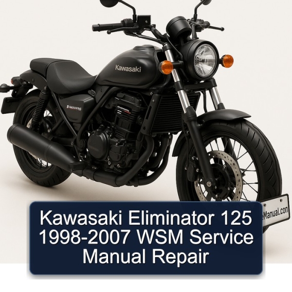 Kawasaki Eliminator 125 1998-2007 WSM Service Manual Repair