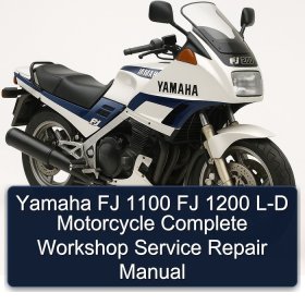 Yamaha FJ 1100 FJ 1200 L-D Motorcycle Complete Workshop Service Repair Manual