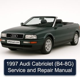 1997 Audi Cabriolet (B4-8G) Service and Repair Manual
