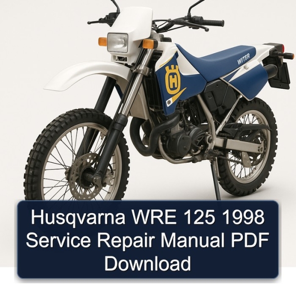 Husqvarna WRE 125 1998 Service Repair Manual PDF Download