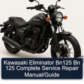 Kawasaki Eliminator Bn125 Bn 125 Complete Service Repair Manual/Guide