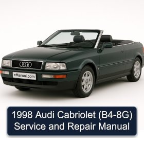 1998 Audi Cabriolet (B4-8G) Service and Repair Manual