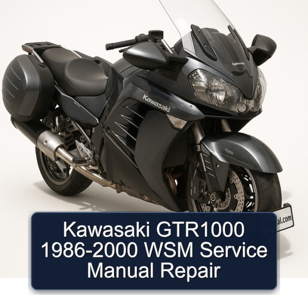 Kawasaki GTR1000 1986-2000 WSM Service Manual Repair