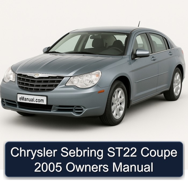Chrysler Sebring ST22 Coupe 2005 Owners Manual