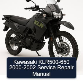Kawasaki KLR500-650 2000-2002 Service Repair Manual