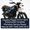 Yamaha Phazer FX GT MTX Snowmobile Complete Workshop Service Repair Manual 2007 2008 2009 2010